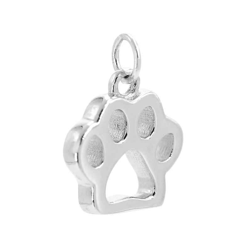 Sterling Silver Paw Icon Charm by Bead Landing™