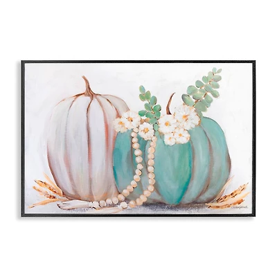 Stupell Industries Country Fall Pumpkins Framed Giclee Art