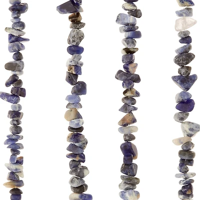 12 Packs: 4 ct. (48 total) Sodalite Chip Beads by Bead Landing®