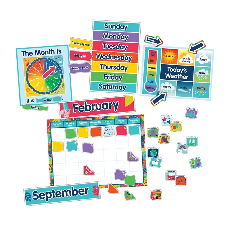 Carson Dellosa Education® One World Calendar Bulletin Board Set, 2ct.