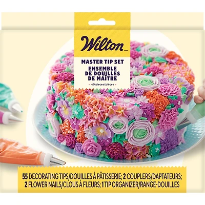 Wilton™ 55-Piece Master Cake & Cupcake Piping Tip Set