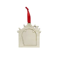 4" Unfinished DIY Wood Christmas House Ornament by Make Market®