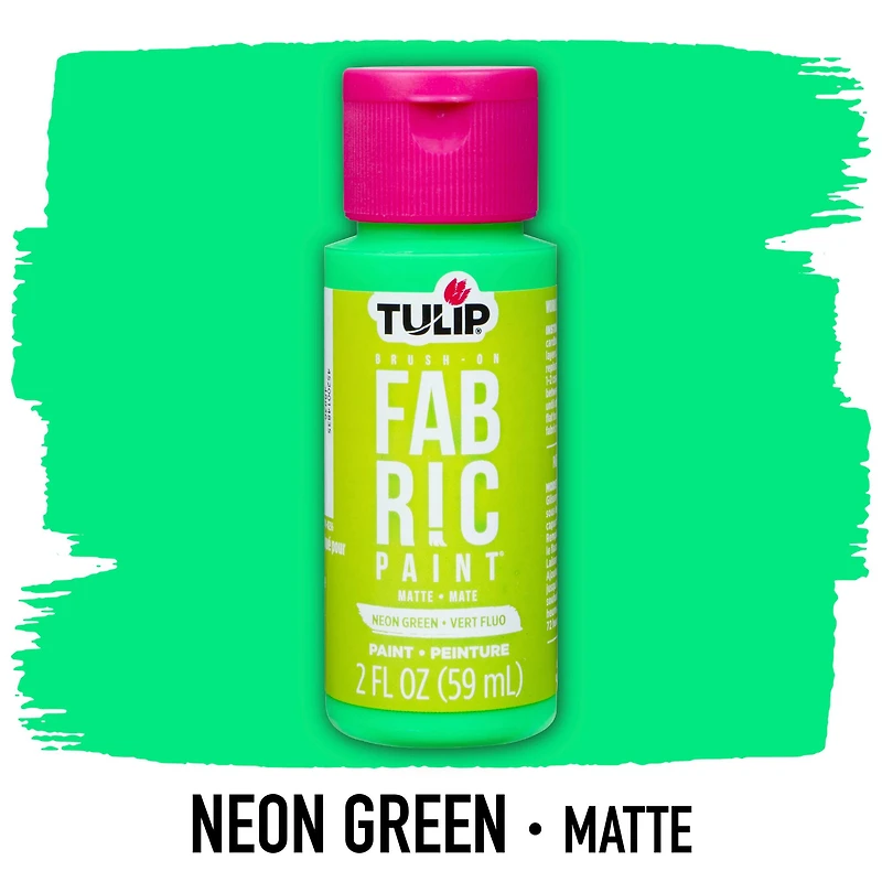 Tulip® Matte Neon Brush-On Fabric Paint