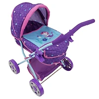 509 Crew Mermaid Doll Pram with Retractable Large Canopy