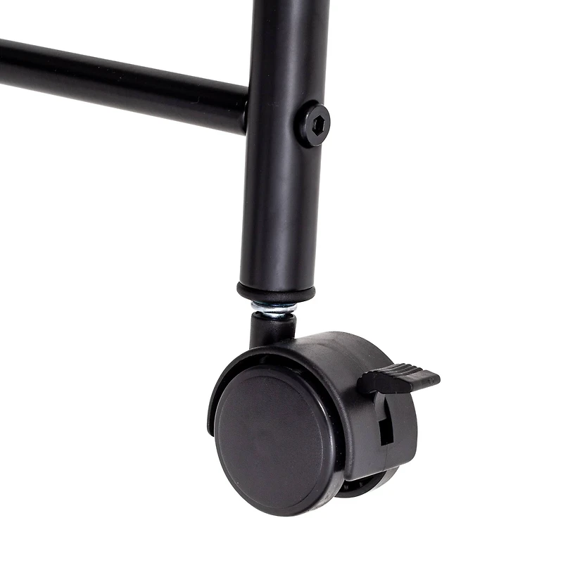 Honey Can Do Black 4-Drawer Rolling Cart