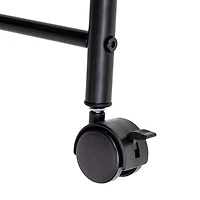 Honey Can Do Black 4-Drawer Rolling Cart