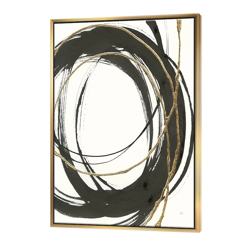 Designart - Gold Glamour Circle III