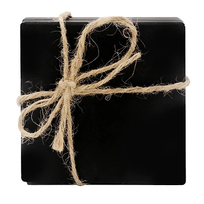 Black Ceramic Coasters, 4ct. by Make Market®