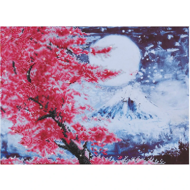 Diamond Dotz® Cherry Blossom Mountain Diamond Painting Kit