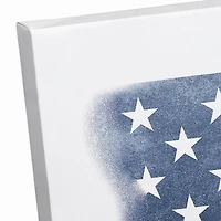 Nautical American Flag Canvas Wall Art