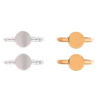 Adjustable Ring Blanks, 4ct. by Bead Landing™