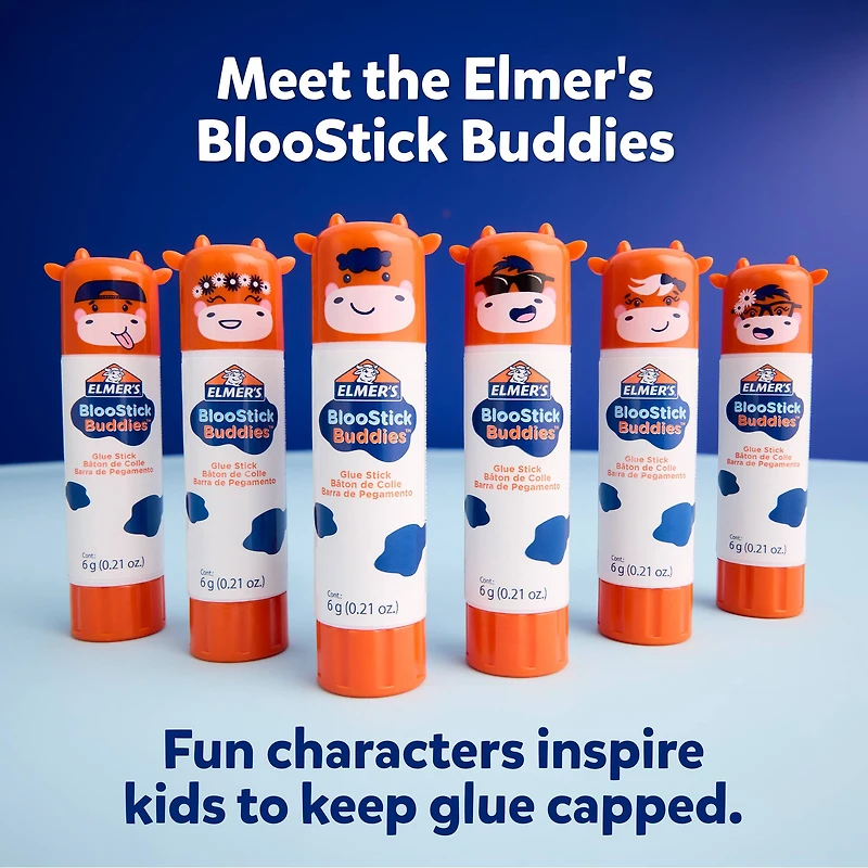 Elmer's® BlooStick Buddies™ & Disappearing Purple Glue Stick Set