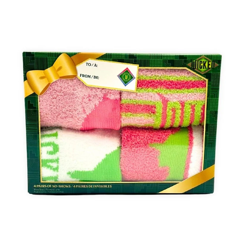 Wicked 4 Pack Cozy Socks in Gift Wrap Box
