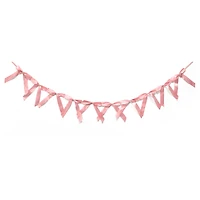 7.75" Pink Bow Banner by Celebrate It™