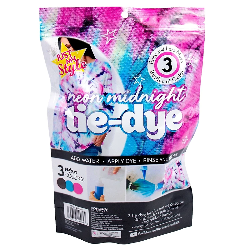 Horizon Just My Style Neon Midnight Tie Dye Bag