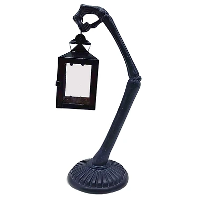 13" Black Arm with Lantern Tealight Candle Holder by Ashland®