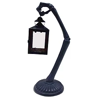 13" Black Arm with Lantern Tealight Candle Holder by Ashland®