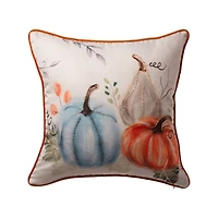 Glitzhome® Faux Burlap Pumpkin Pillow Cover