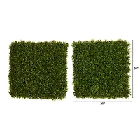 Plum Pine Artificial Wall Mats, 2ct.