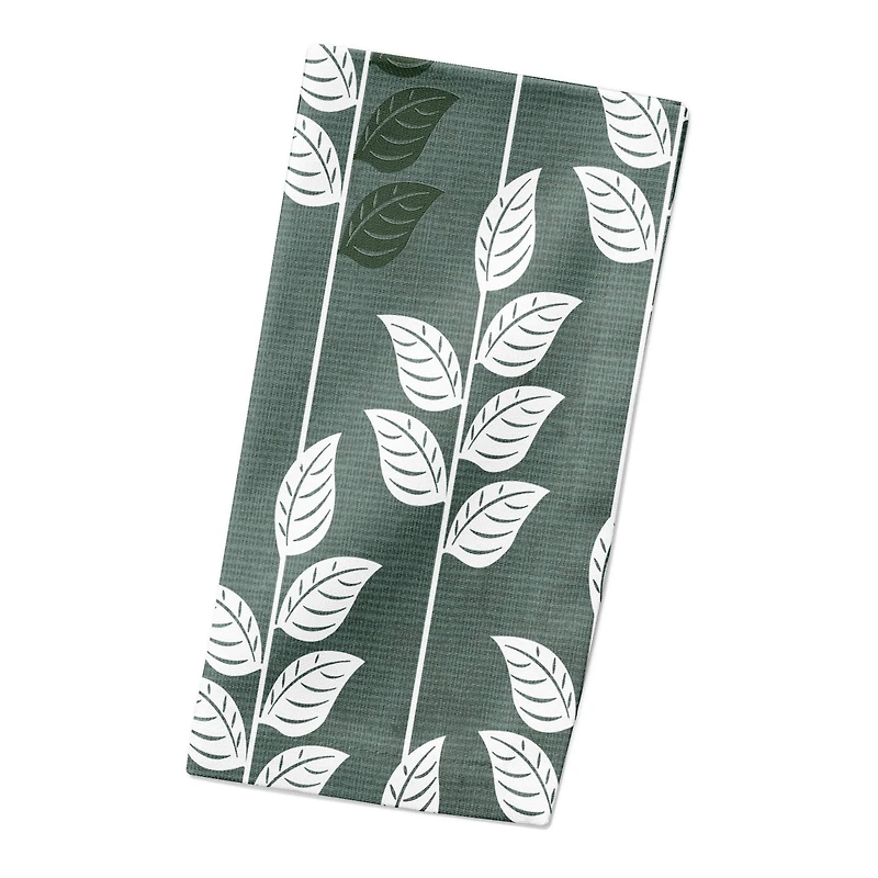 Geometric Nature Pattern 10" x 10" Cotton Twill Napkin