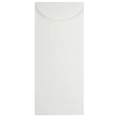 JAM Paper #12 Strathmore Bright White Wove Policy Business Envelopes, 25ct.