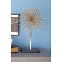 CosmoLiving by Cosmopolitan Gold Tin Contemporary Geometric Sculpture Set