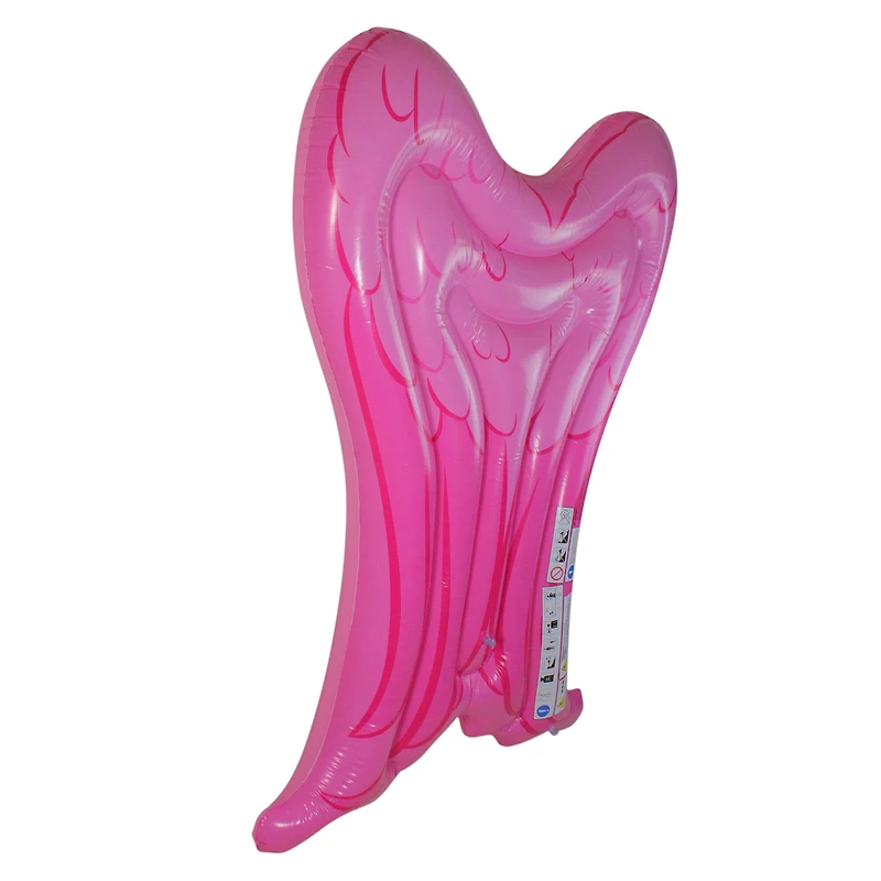 5ft. Pink Angel Wings Inflatable Mattress Pool Float