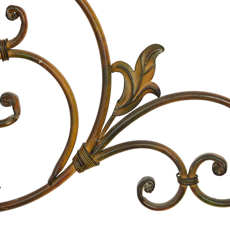 57" Gold iron Rustic Wall Décor