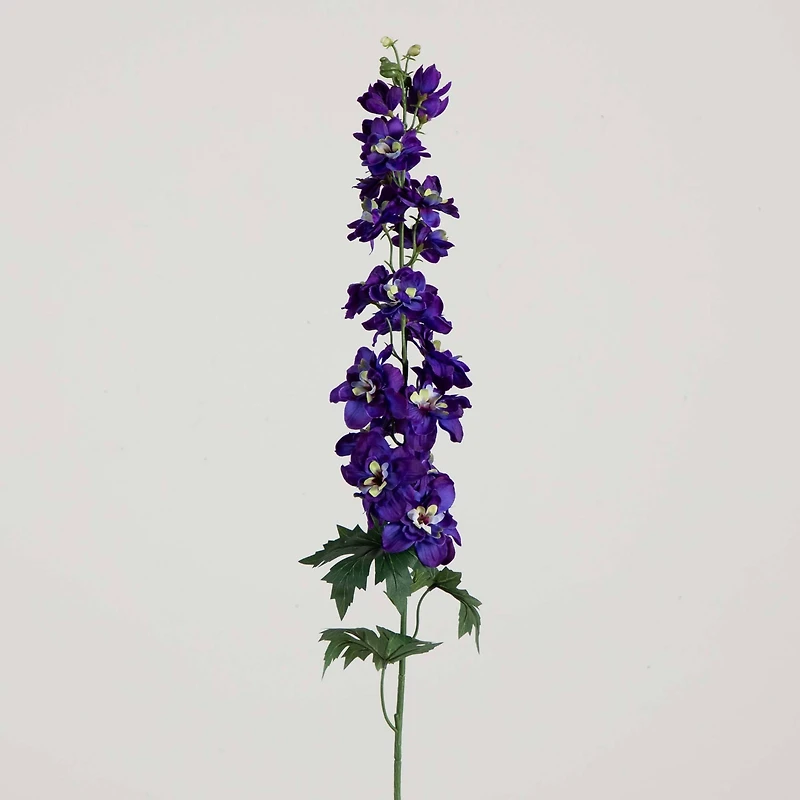 39" Blue Delphinium Flower Stems, 3ct.