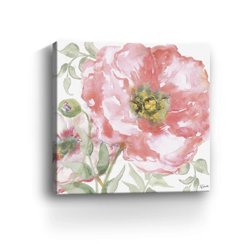 Poppy Romance II Canvas Giclee