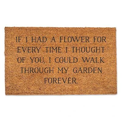 Walk Through My Garden Doormat