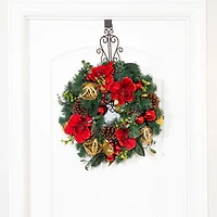 Village Lighting 24" Red Magnolia Wreath