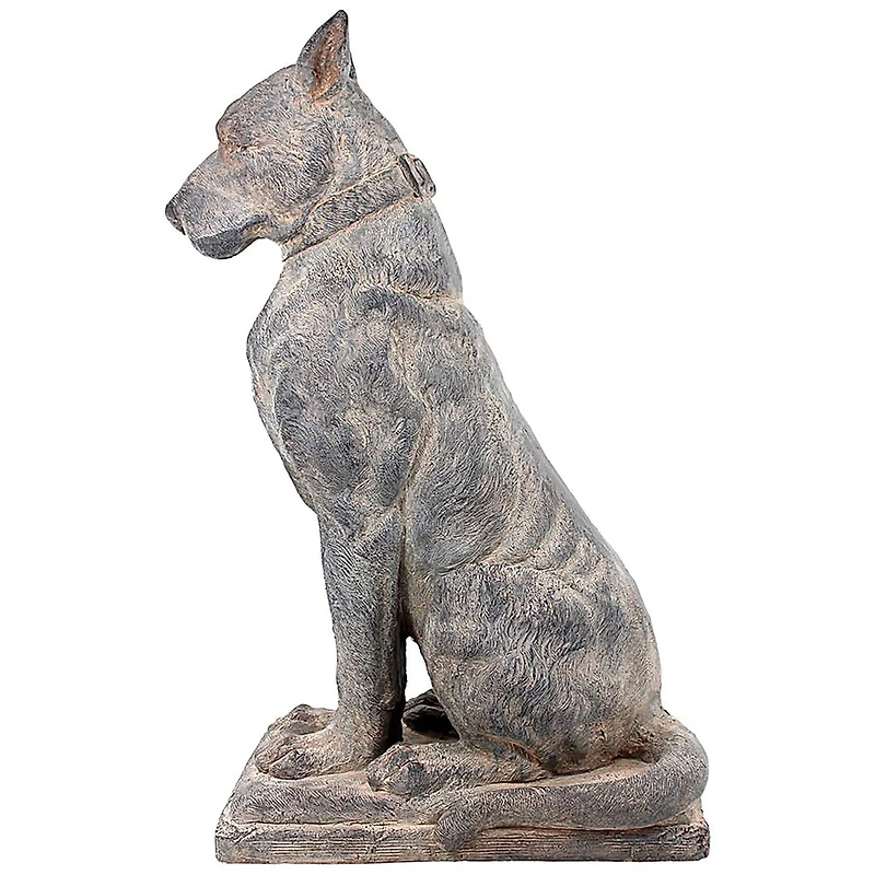 Design Toscano 32" The Great Dane Sentinel Quiet Strength Dog Statue