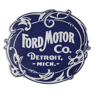 Ford Motor Co. Embossed Metal Sign