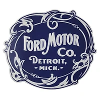 Ford Motor Co. Embossed Metal Sign