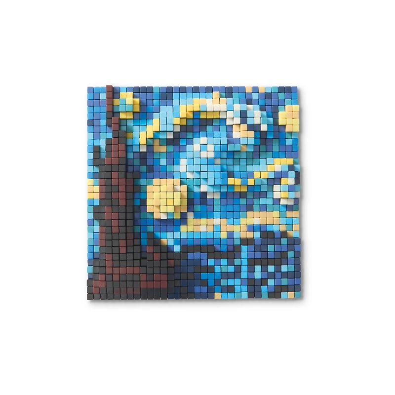Van Gogh Paintings Pixelated Brick Art Kit by Make Market®