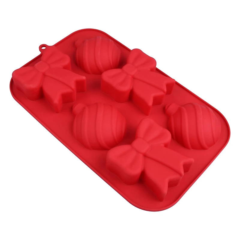 Bows & Ornaments Silicone Treat Mold by Makery™