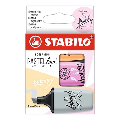 STABILO® BOSS® Color Mini Pastellove Highlighter Set II