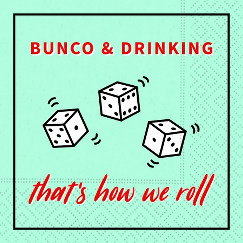 JAM Paper Bunco Cocktail Napkins, 40ct.