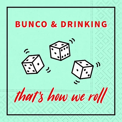 JAM Paper Bunco Cocktail Napkins, 40ct.