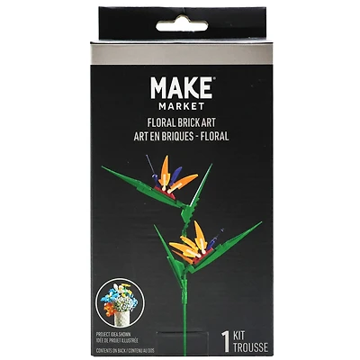 Bird of Paradise Floral Brick Art Kit by Make Market®