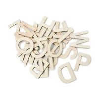 6 Packs: 121 ct. (726 total) Wood Letter Set by Make Market®
