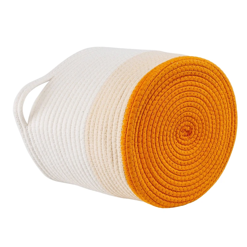 Honey Can Do Yellow Ombre Rope Storage Basket Set