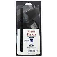 Pro Art® Black 12 Piece Square Artist Pastels