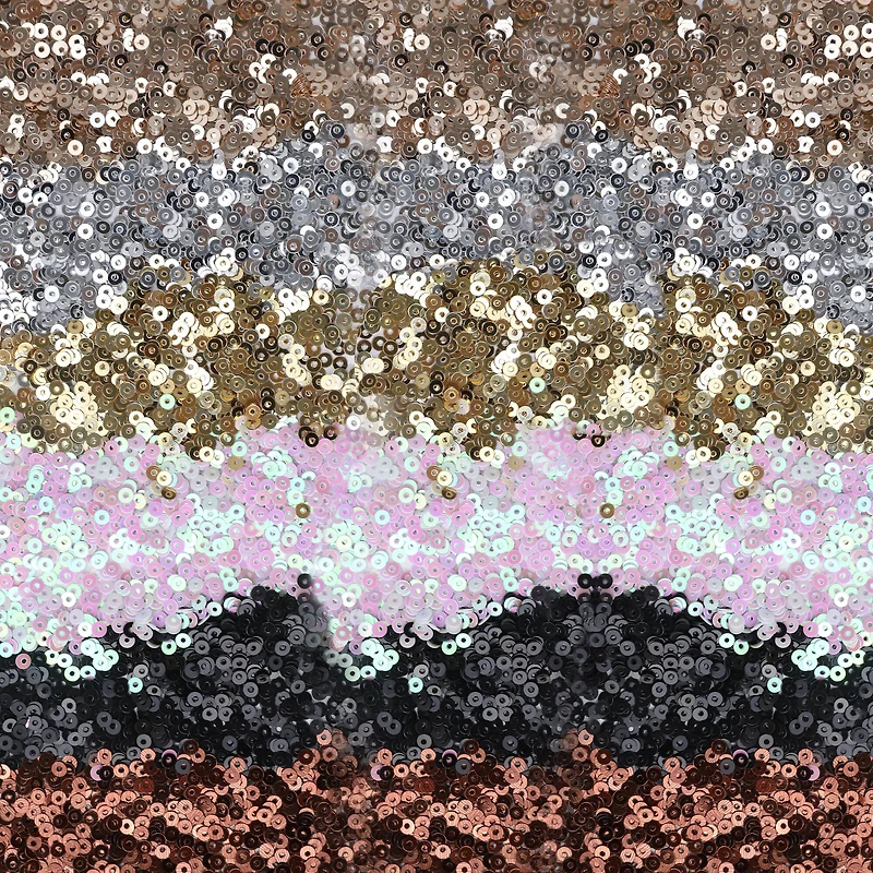 12 Pack: Signature™ Metallic Sequins Glitter Caddy by Recollections™