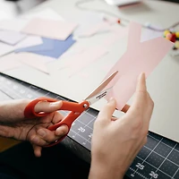 Fiskars® Petit 7" Red Left-Handed Scissors