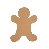 6" Brown Gingerbread Foam Shapes, 18ct. by Creatology™