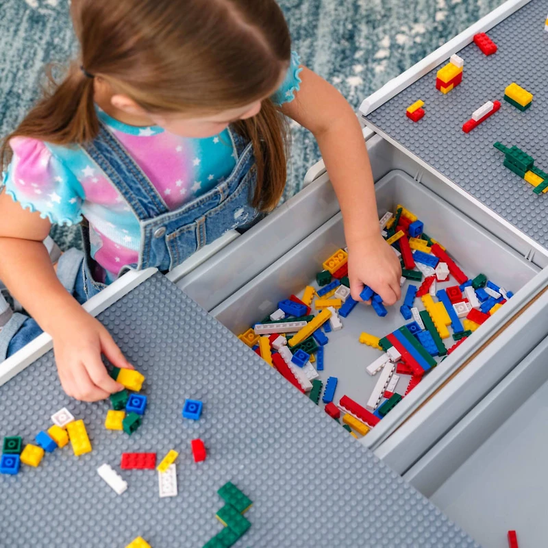 KidKraft Building Bricks Play N Store Mega Table