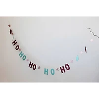 Hello Honey® 10ft. Decorative MDF Banner with Stars, Glitter & "Ho Ho Ho" in Kraft Box