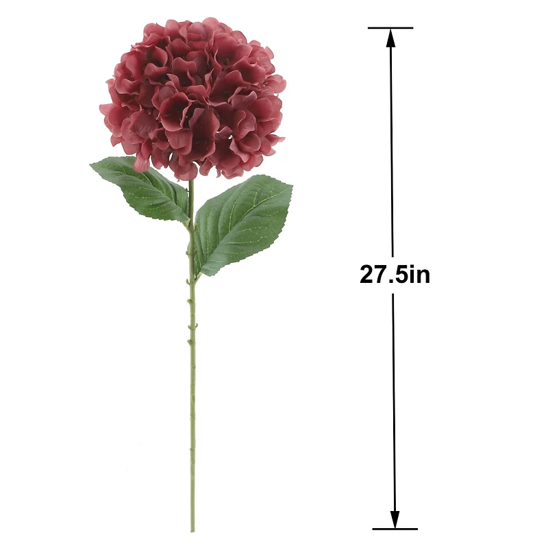 27.5" Mauve Hydrangea Stem by Ashland®